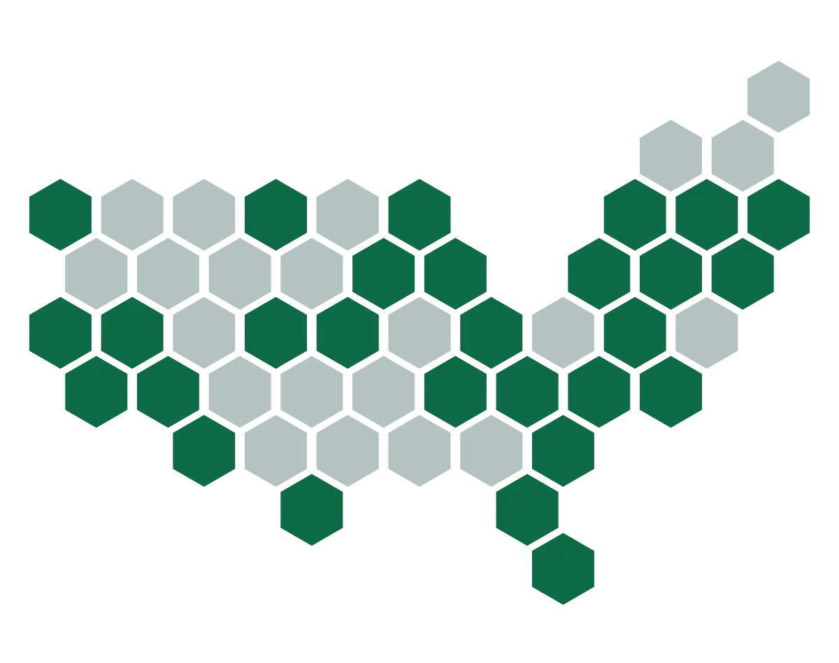 Operator map showing Bamboo's nationwide presence